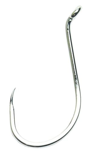 Brads OCNB6/0 Octopus Hook, Size 6/0, Forged, Nickel, 25 per Pack | 638962525103