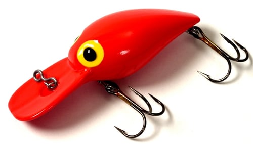 Brads BW05 Wiggler Crankbait, 3 Inch 3/8 oz, Fluorescent Red | 638962110057