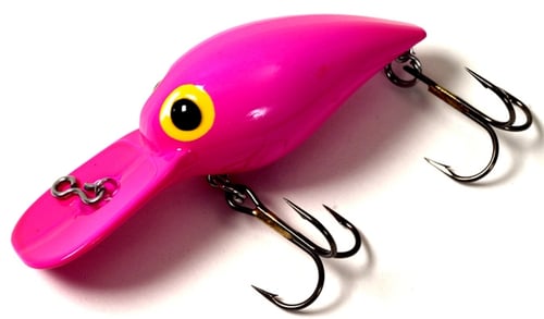 Brads BW07 Wiggler Crankbait, 3 Inch 3/8 oz, Fluorescent Pink | 638962110071