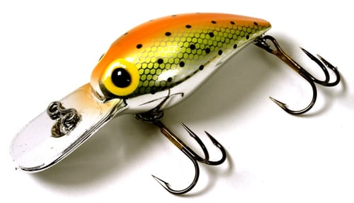Brads BW11 Wiggler Crankbait, 3 Inch 3/8 oz, Orange  Chartreuse with | 638962110118
