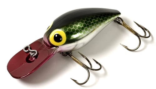 Brads BW12 Wiggler Crankbait, 3 Inch 3/8 oz, Green Pirate | 638962110125
