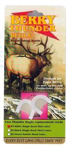 Berry RTW RTWHT Thunder Bugle Thin Repl Reed Wht 2Pk | 701827000265