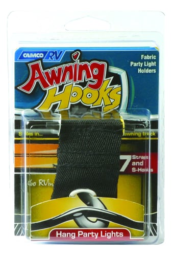 Camco 42733 Fabric Awning Hooks 7Pk | 014717427333