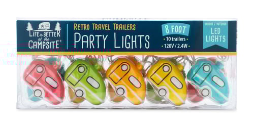 Camco 42652 LIBATC  LED Party Lights  Retro Travel Trailer | 014717426527