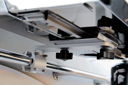 Camco 58182 Grill Mount-Stow N Go In/Outboard Rail, 7/8 Inch-1.25 InchOD | 014717581820