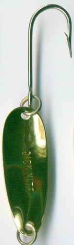 Dick Nite DN102 Spoon, 2 Inch, Sz 6 Hook, Brass | 081202001026
