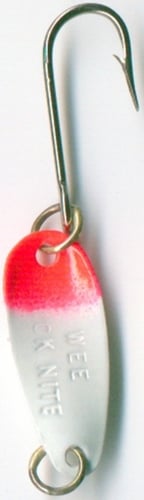 Dick Nite DN015 Spoon, 1 1/16 Inch, Sz 8 Hook, Pearl RedHead | 081202000159
