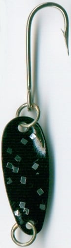 Dick Nite DN037 Spoon, 1 1/16 Inch, Sz 8 Hook, Black Silver Sparkle | 081202000371