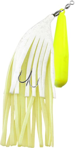Delta Tackle D50201 Giant Skirt Jig, 15 oz, White  Glow | 771613502013