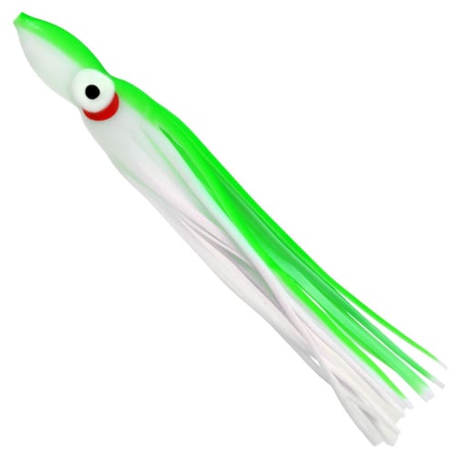 Zak Tackle ZCH03 4.5 Inch Squid  Rigged, Light Green/Glow Belly | 015912000031