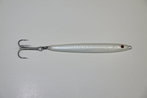Point Wilson C60 PW DART Candlefish Jig, 6 oz, Pearl/White, Sinking | 040528000298