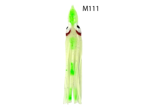 Zak Tackle ZWWM111 Wally Whale 4.5 Inch Squid  Rigged, Milky | 015912003216