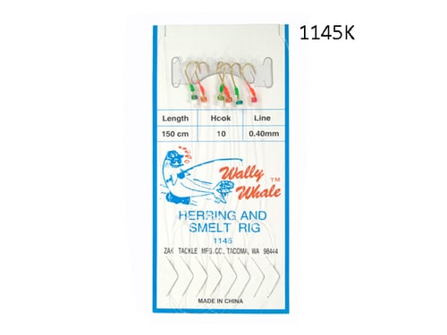 Zak Tackle ZWW1145K Herring Jig 10Hk, Colored Bead | 015912011457
