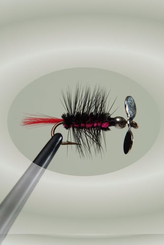 Pistol Pete 100042PK Trout/Panfish Fly, Sz 10, Black Tiger, 2/Pack | 724017102044