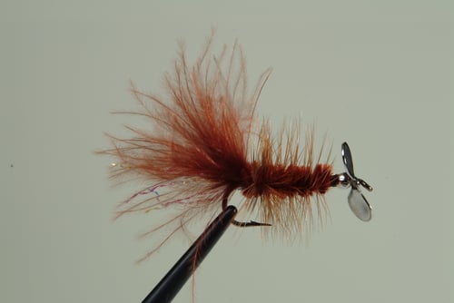 Pistol Pete 060022PK Trout/Panfish Fly, Sz 6, Brown Marabou, 2/Pack | 724017062027