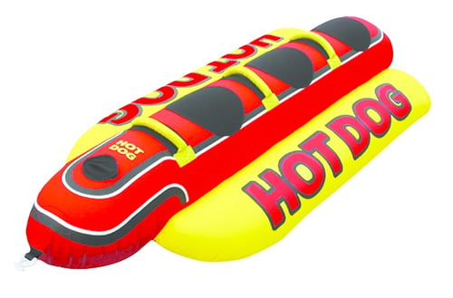 Kwik Tek HD-3 Airhead Hot Dog 3-Rider Fully Covered Towable