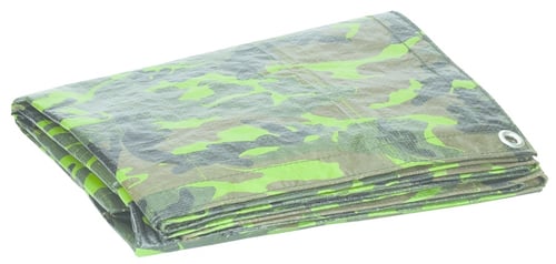 Stansport T-68-C Rip Stop Tarp - 6 Ft X 8 Ft - Woodland Camo | 011319892552