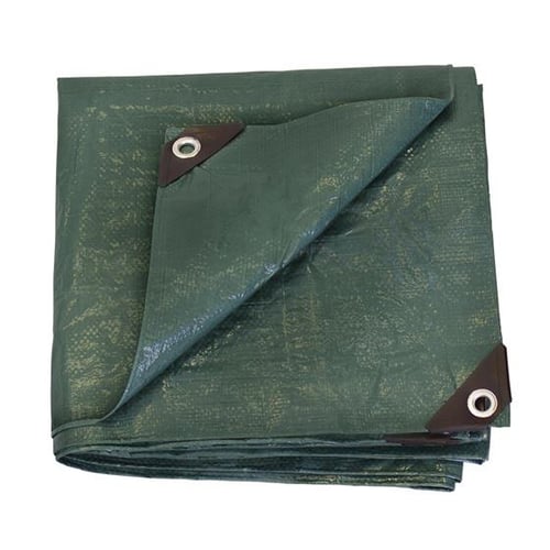 Stansport T-1012-P Rip Stop Tarp - 10 x 12 - Green - PDQ | 011319886285
