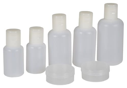 Stansport 111 Airline Bottle Set  7 Piece assorted sizes | 011319037007