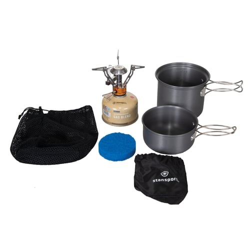 Stansport 247 Butane - Stove - Cook Pot - Combo | 011319124783
