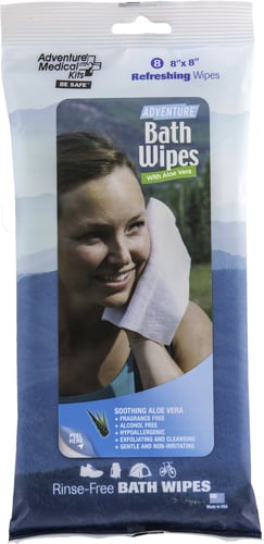Adventure 01700306 Adventure Bath Wipes, Pkg./8 | 707708003066