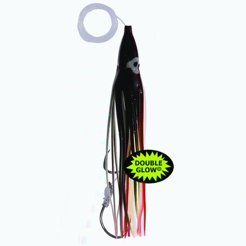 Yamashita 10928060 Rigged Squid, 4 1/4 Inch, 35, Double Glow Army Truck | 087321388604