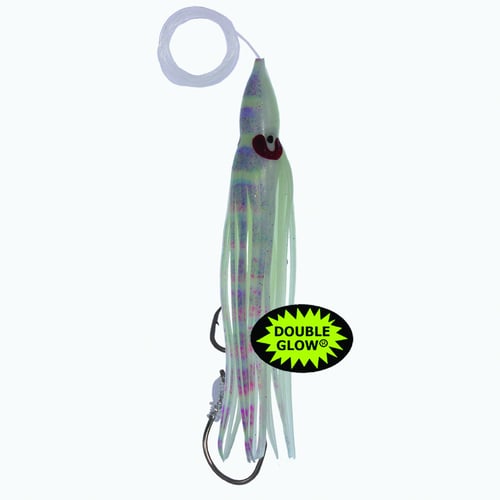 Yamashita 10928161 Rigged Squid, 4 1/4 Inch, 35, Double Glow Mop | 087321381612