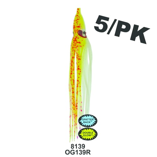 Yamashita 10808139 Golden Bait Squid, 4 1/4 Inch, 35, Double | 611449279591