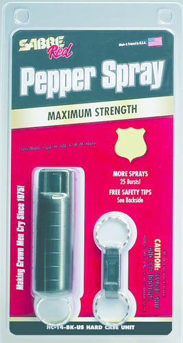 Sabre HC-14-BK-NY Pepper Spray Black, Hardcase - NY