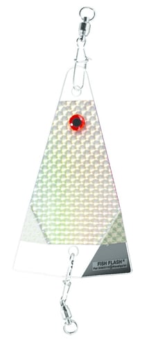 Big Als 611SIL Small Fish Flash InLine Flasher, 6 Inch, Silver | 850433000067