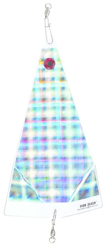 Big Als 611PLD Small Fish Flash InLine Flasher, 6 Inch, Hyper Plaid | 850433000012
