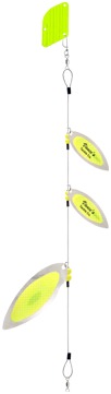 Vances FLSWC Little Silm Willie Flasher, 17 Inch, Chartreuse | 603416500036
