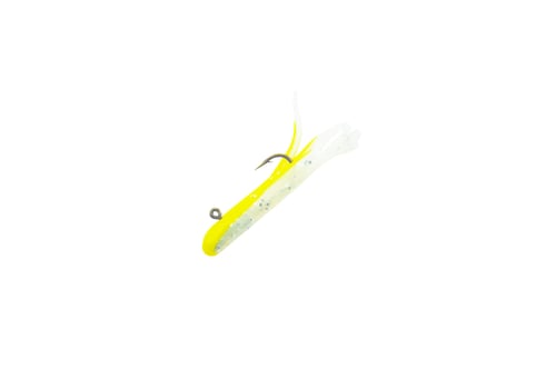 Hawken NBC14 Trout Trap Mini Tube Jig, 1/32 oz, Banana Silver Shad | 831611002042