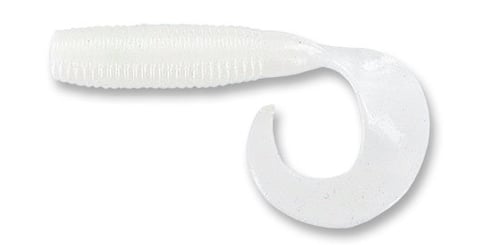 Yamamoto YAM1820036 Single Tail Grub, 5 Inch, 20pk, Cream White | 783670012831
