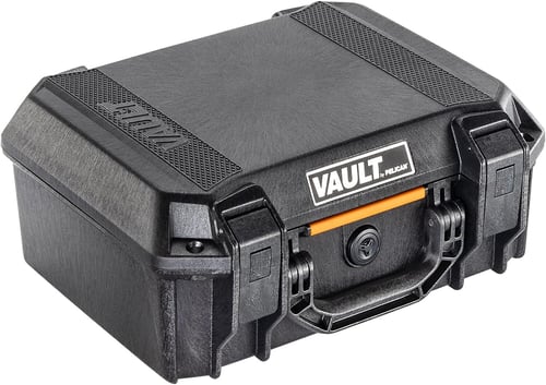Pelican VCV200-0040-BLK Vault Med Pistol Case, Blk, 15.4 x 13 x 6.1  Inch | 019428168438