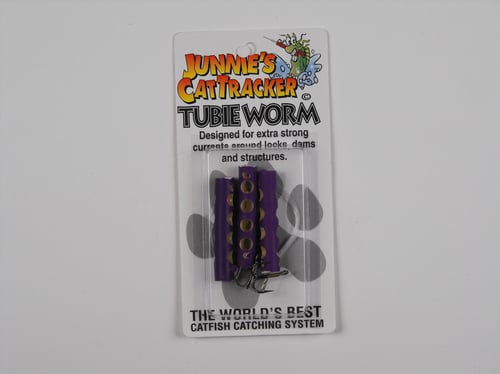 Cat Tracker CCTU3-PURPLE CTTU3-Purple Tubie Worm Purple 3/Pk