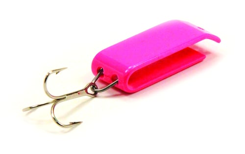 Jakes SP14PINK10028 SpinALure Spoon, 1 3/8 Inch, 1/4 oz, Sz 6 Hook | 052702100281