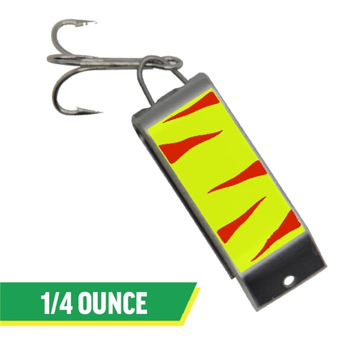 Jakes SP14NeoYellow10008 SpinALure Spoon 1 3/8 Inch, 1/4 oz | 052702100083
