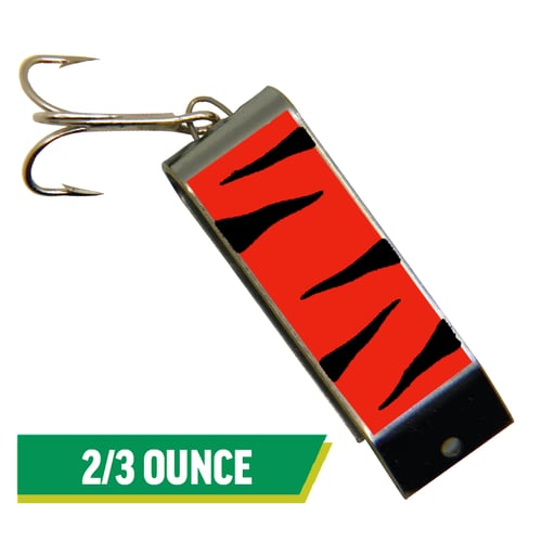 Jakes SP23NeoRed10006 SpinALure Spoon 2 Inch, 2/3 oz, Sz 2 | 052702100069