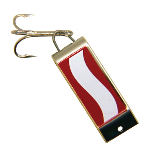 Jakes SP14SBRED10030 SpinALure 1/4oz, SilverBack, Red | 052702100304