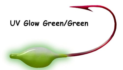 Neon Lites PE2132 8 Perch Eye Jig 2Pack Glow / Green | 640616001185