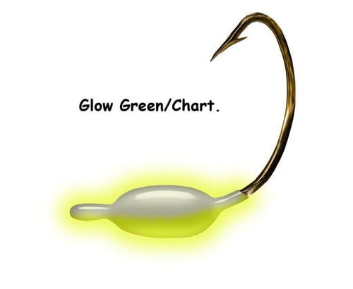 Neon Lites WG0122 4 Wide Gap Khale Jig 2 Pack Glow / Chartreuse | 640616001277