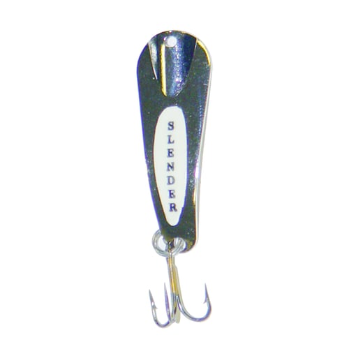 Custom Jigs SL116-P-108 Slender Spoon 1/16oz Silver/Glow