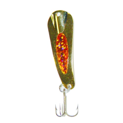 Custom Jigs SL116-P-203 Slender Spoon 1/16oz Gold/Orange