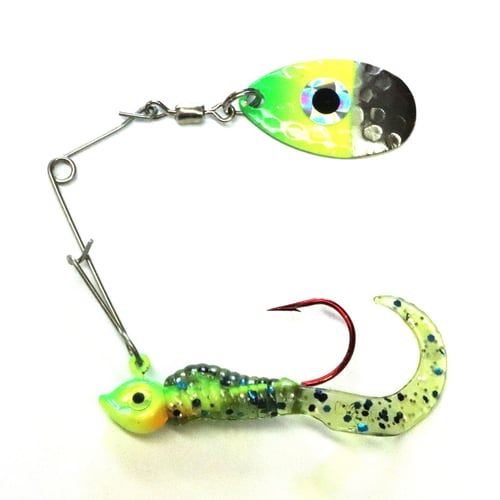 JB Lures TPS182 Tadpole Spin 1/8oz Grn/Cht | 086303105901