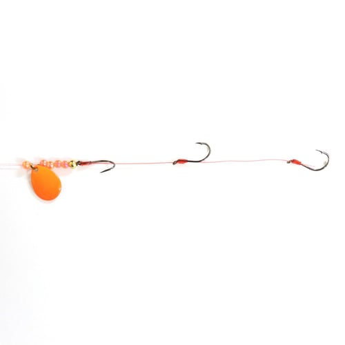 JB Lures 6-06C Pro-Flash 3 Hook Harness 2COL Blade #4 Hook Orange
