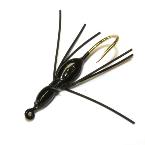 JB Lures ABN8P Ant, Panfish Jig Size 8, Black, 2/pack