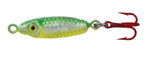 JB Lures WAH-BRS18-LCH BB Rattler Jigging Spoon 1/8 LimCht 1Cd