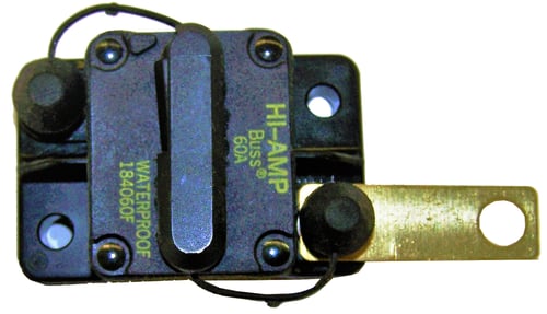 Rig Rite 360 Circuit Breaker 60 amp Manual Reset 36 volt