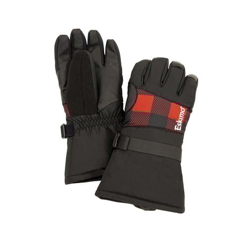 Eskimo 4159209221 Keeper Glove with Liner Glove, Black/Plaid, XL/2XL | 012642046476